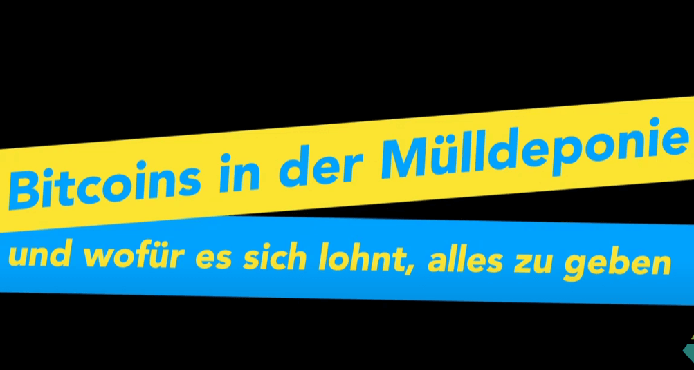 Bitcoins in der Mülldeponie