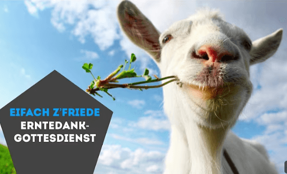 Eifach z’friede – Erntedankgottesdienst